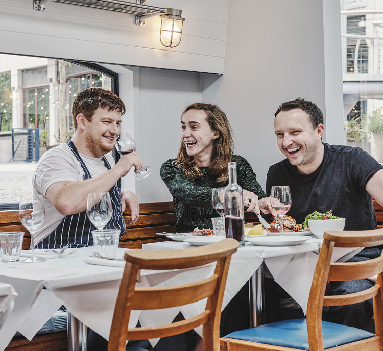 London Shell Co. serves the finest British Seafood from two barge