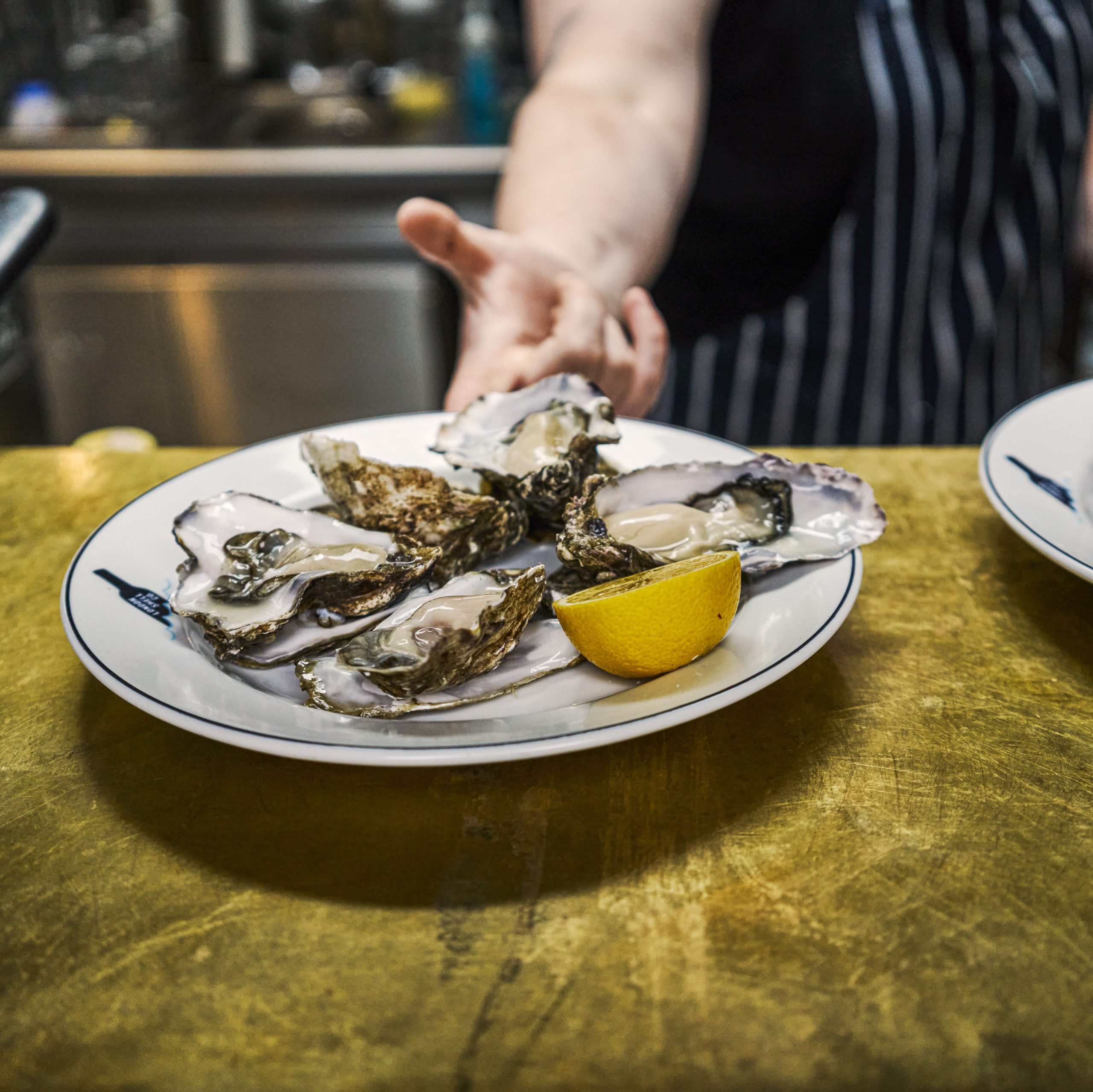 London Shell Co. serves the finest British Seafood from two barge 